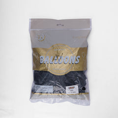 Pack of 100 - 12 Inches - Black latex Balloon - Premium Quality Balloons for Parties & Events