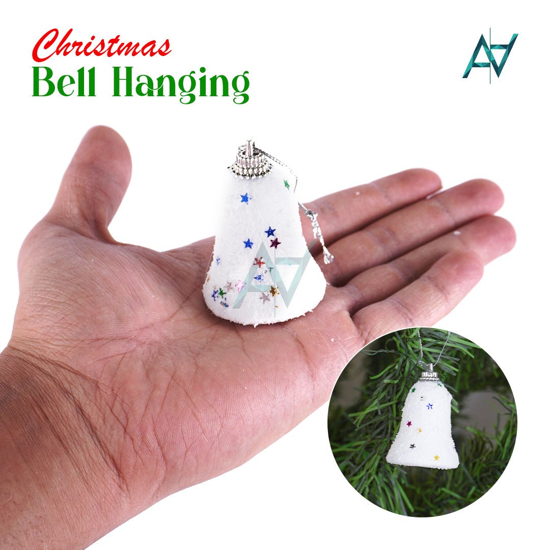 Christmas Bell Hanging – Set of 6 - aliakbardecoration
