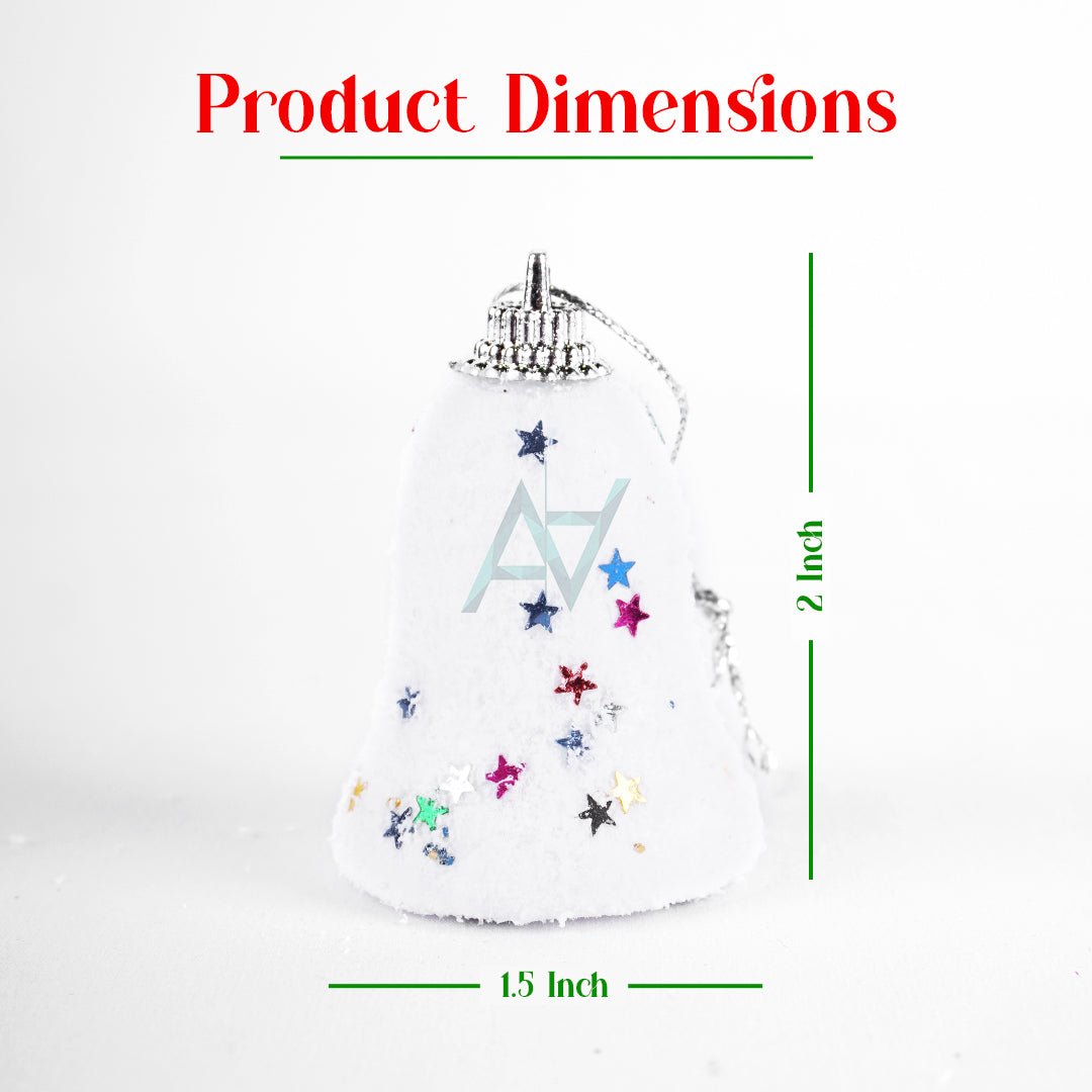 Christmas Bell Hanging – Set of 6 - aliakbardecoration