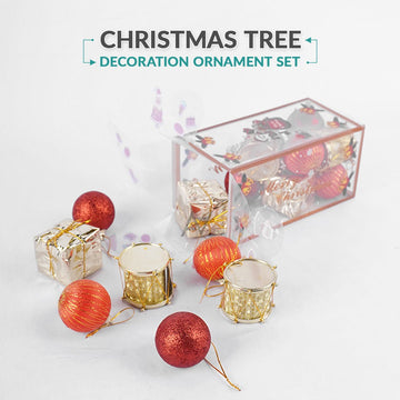 Christmas Tree Decoration Ornament Set – 16 Pcs - aliakbardecoration