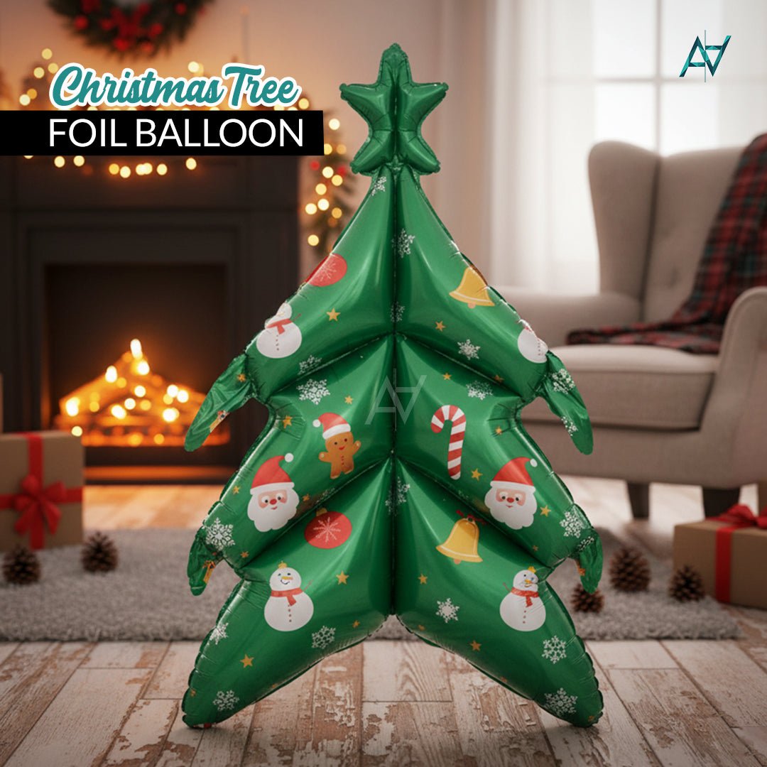 Christmas Tree Foil Balloon - aliakbardecoration