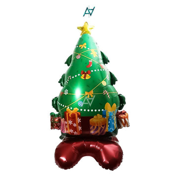 Christmas Tree Foil Balloon – Festive Party Decoration - aliakbardecoration