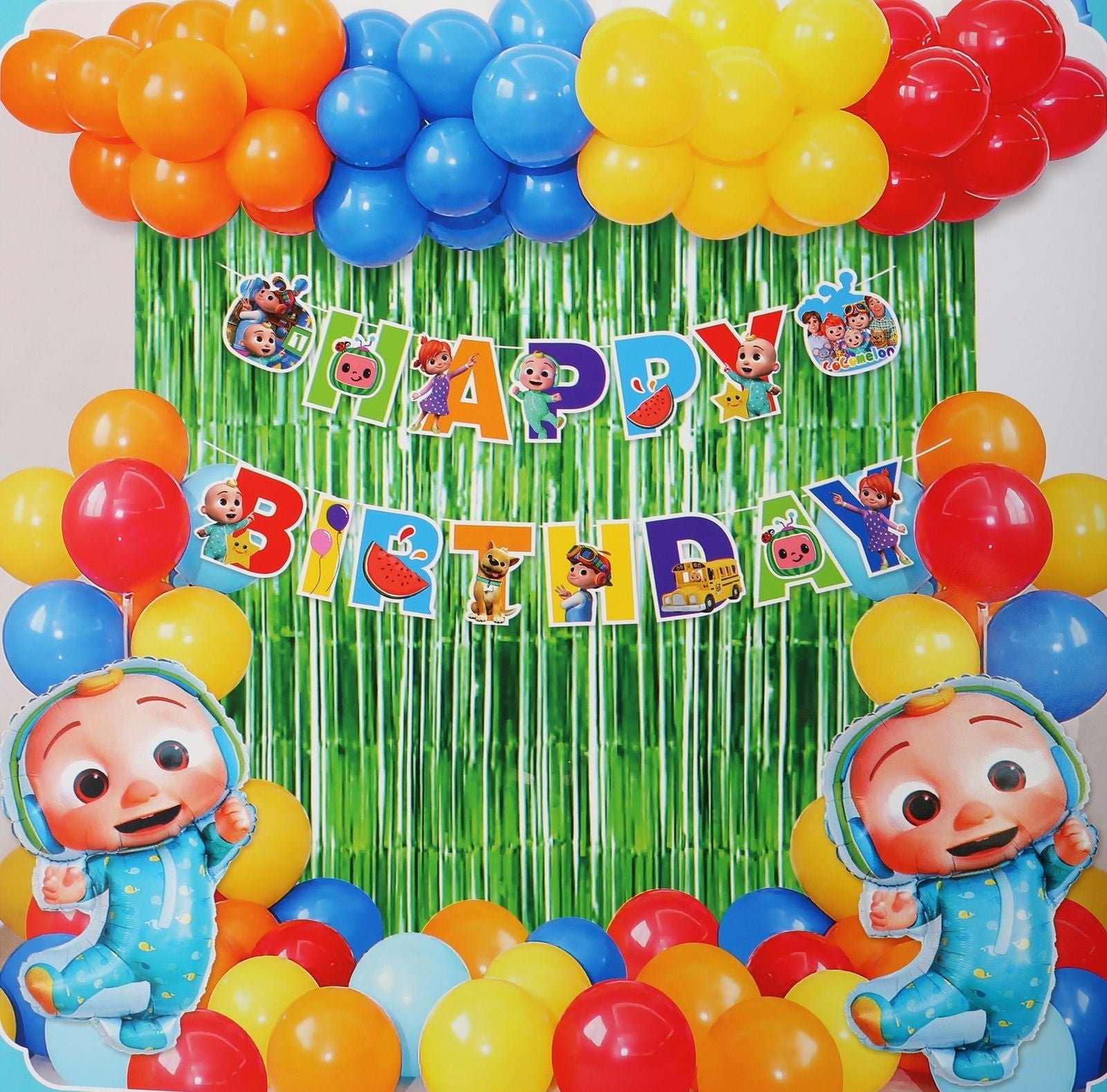 Cocomelon Theme Balloon Kit - aliakbardecoration