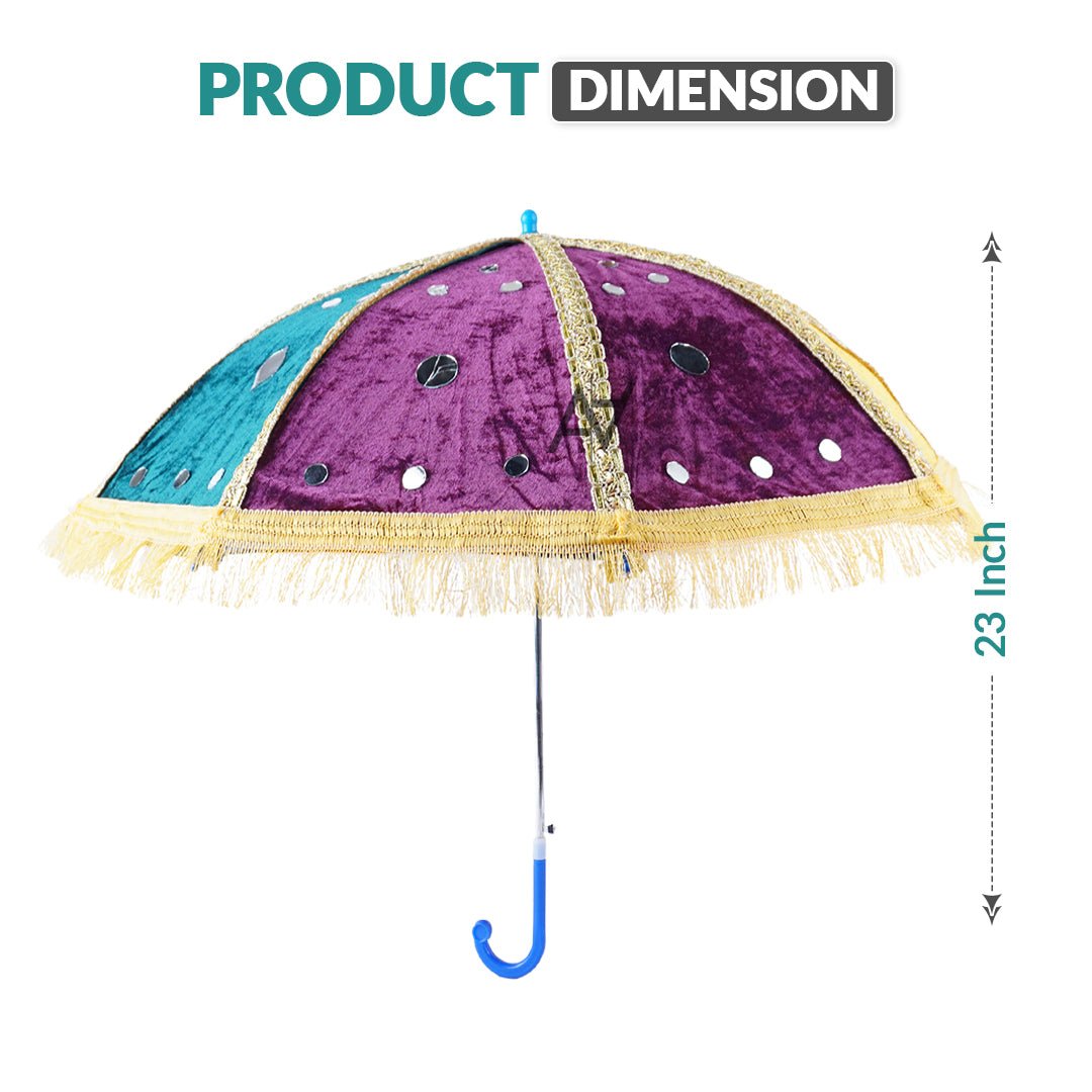 Decorative Velvet Umbrella - aliakbardecoration