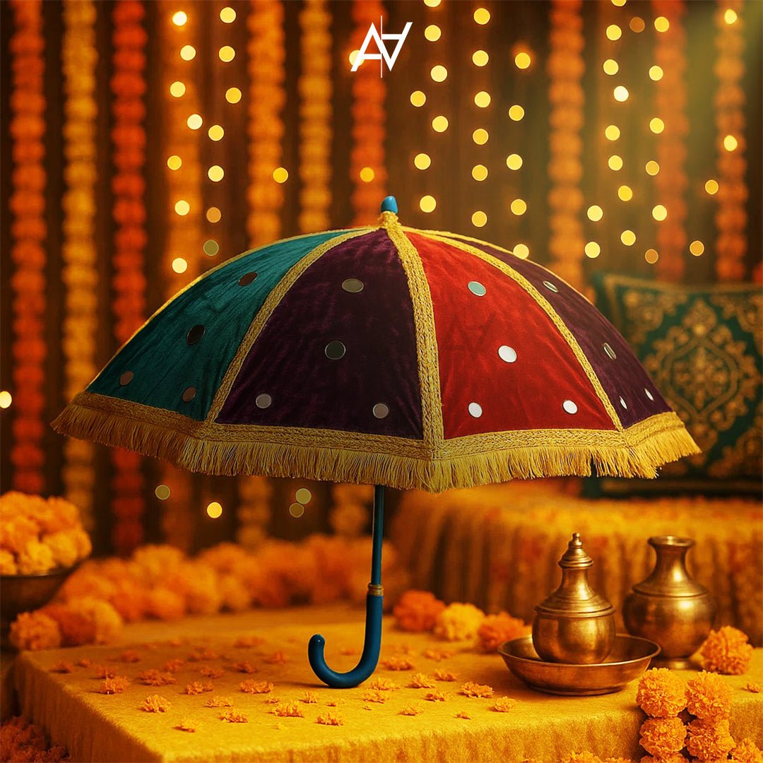 Decorative Velvet Umbrella - aliakbardecoration