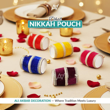 Dhol Nikkah Pouches - aliakbardecoration