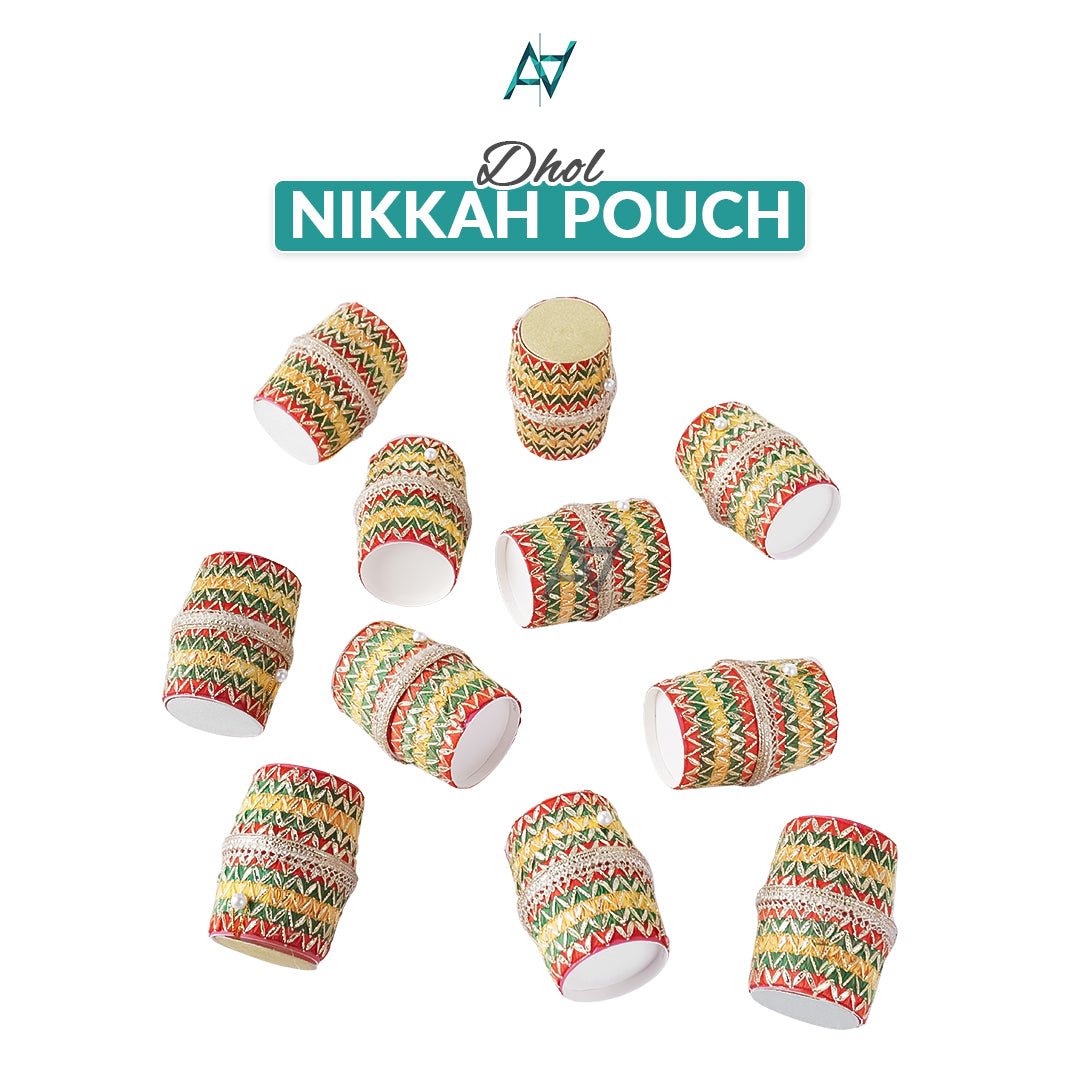 Dhol Nikkah Pouches - aliakbardecoration