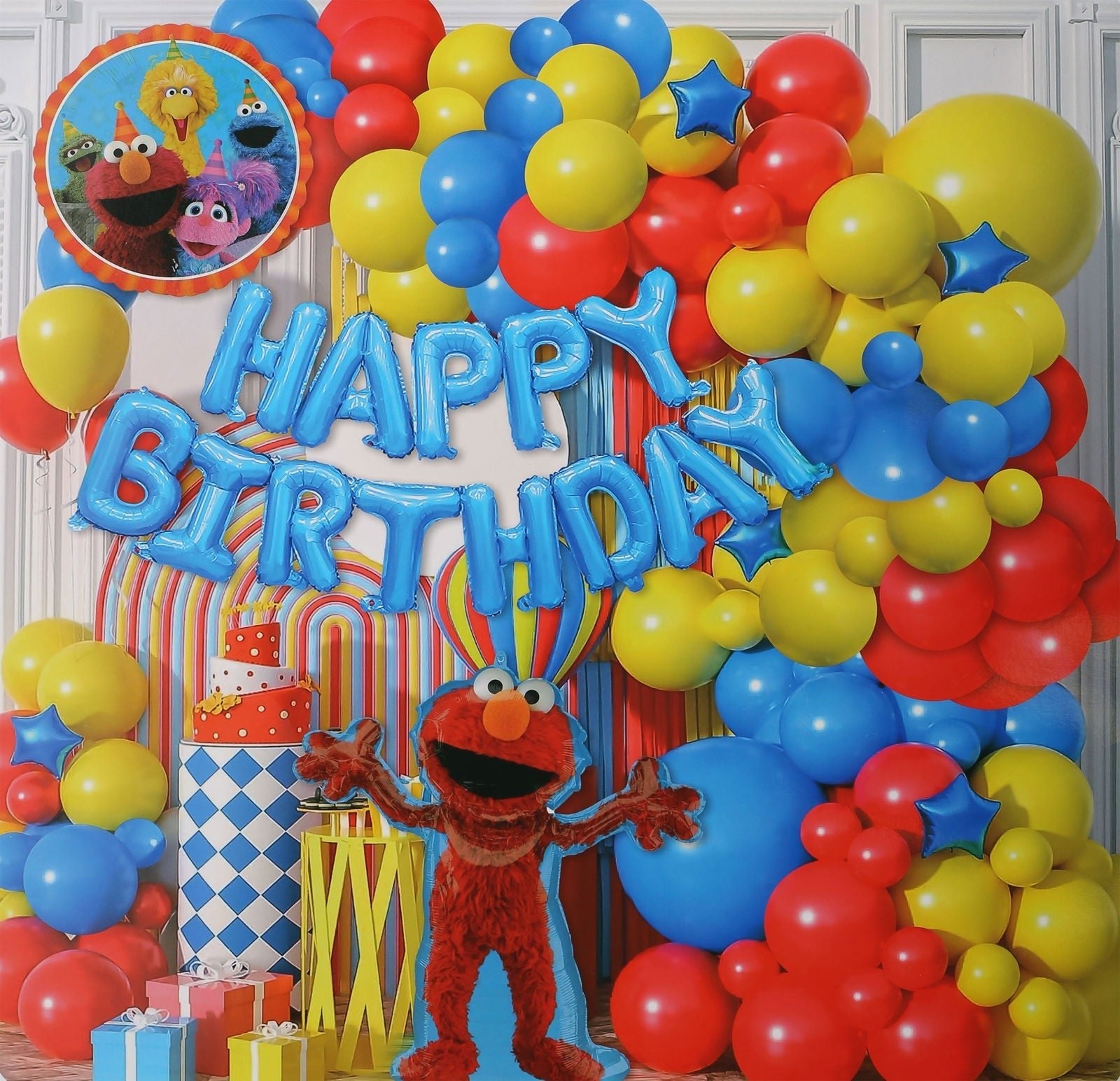 Elmo's World Theme Balloon Kit - aliakbardecoration