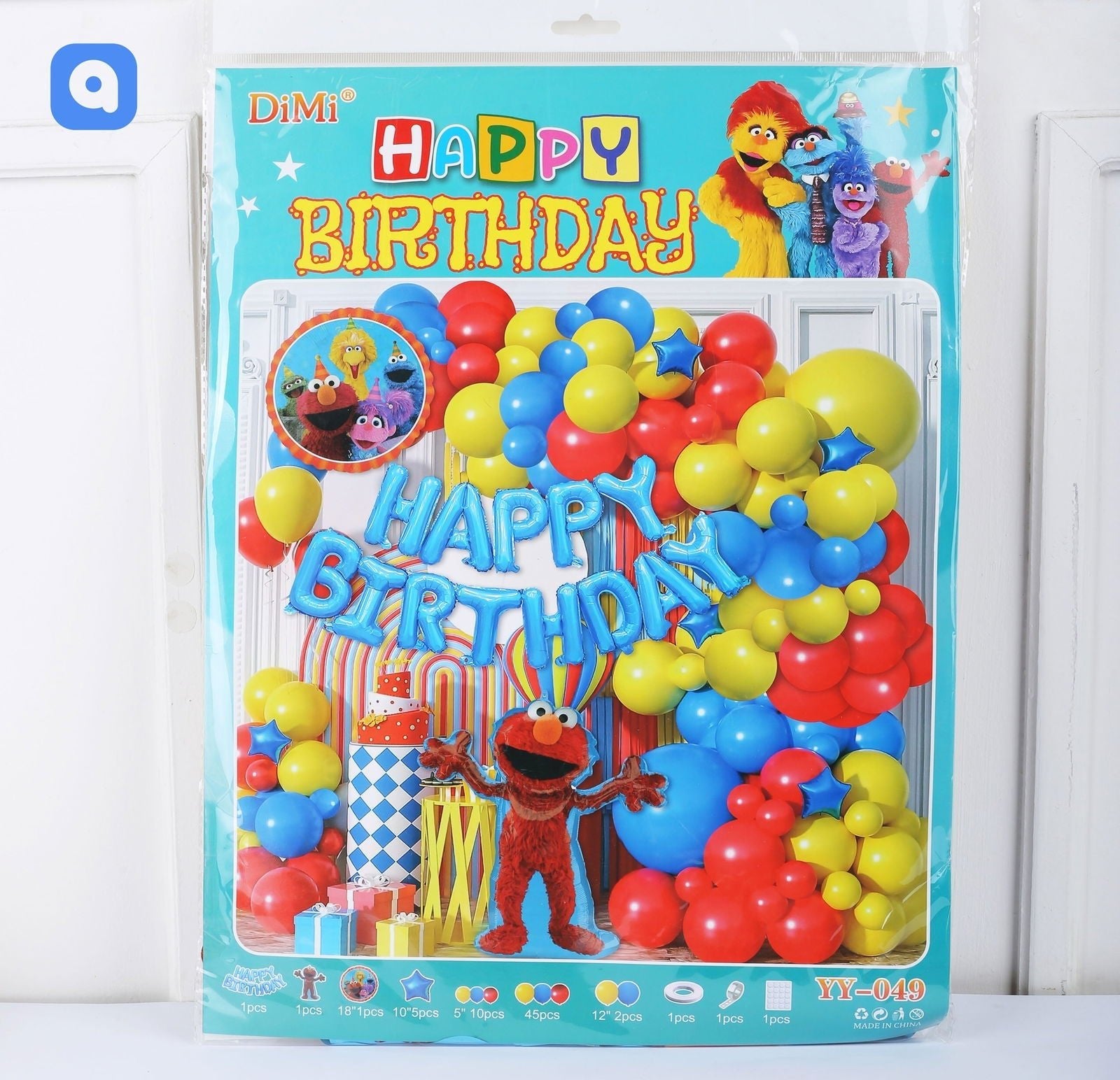 Elmo's World Theme Balloon Kit - aliakbardecoration