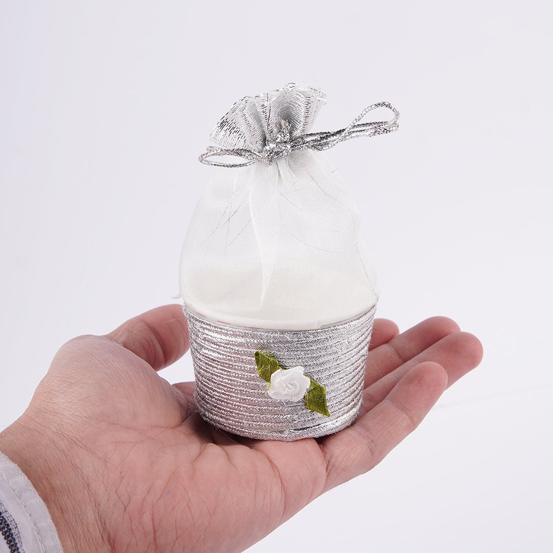 Fancy Cup Organza Pouches - aliakbardecoration
