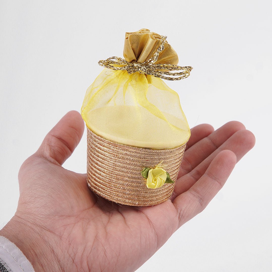 Fancy Cup Organza Pouches - aliakbardecoration