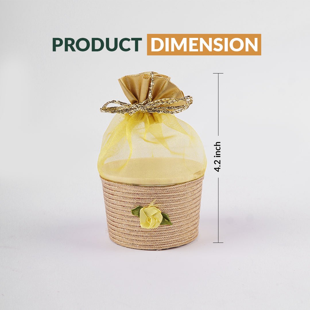 Fancy Cup Organza Pouches - aliakbardecoration