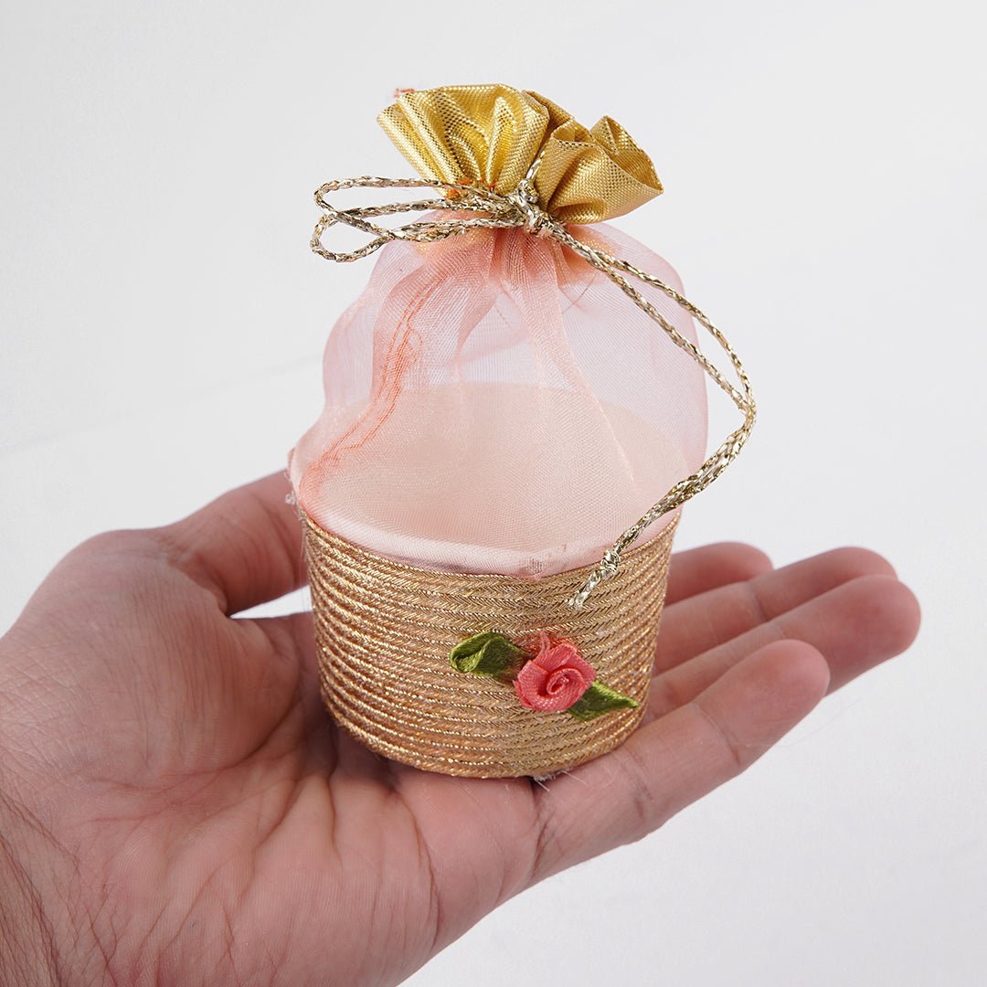Fancy Cup Organza Pouches - aliakbardecoration