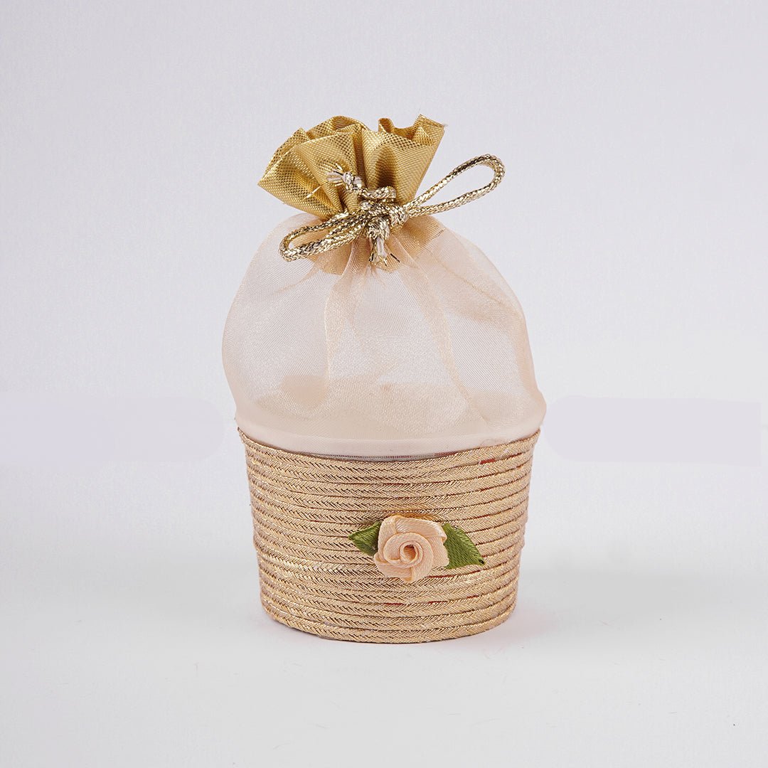 Fancy Cup Organza Pouches - aliakbardecoration