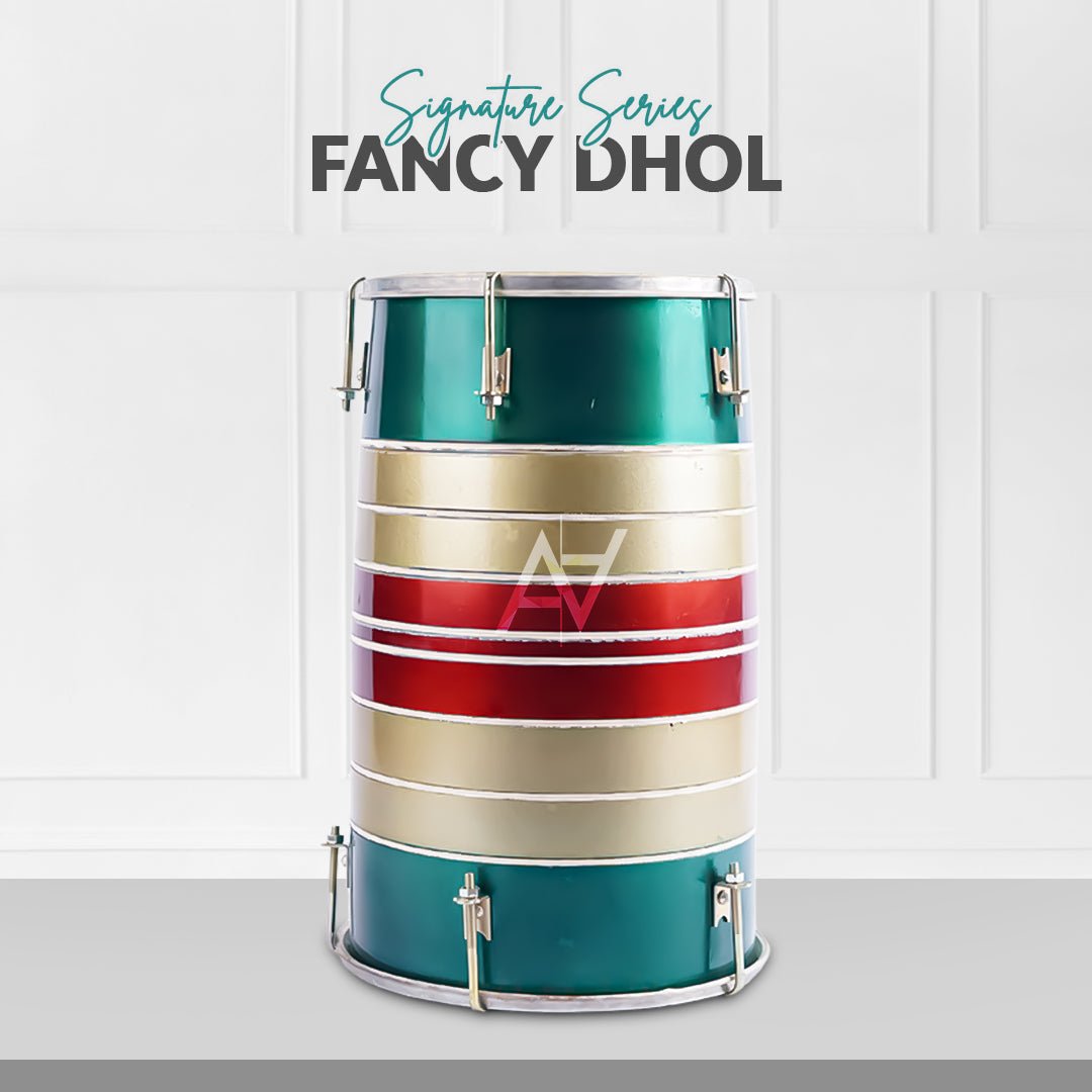 Fancy Dhol for Mehndi & Wedding Events – Decorative Traditional Dhol - aliakbardecoration