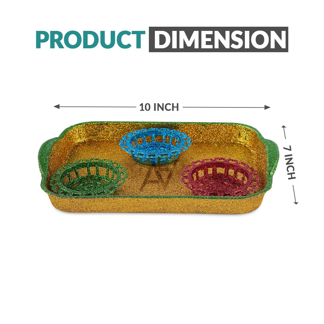 Glitter Mehndi Tray - aliakbardecoration