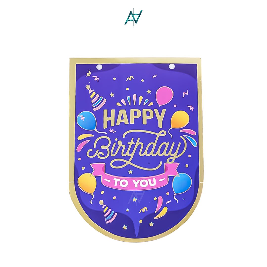 Happy Birthday Bunting Banner - Ali Akbar decorations - aliakbardecoration