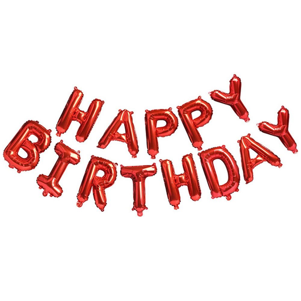 Happy Birthday Foil Balloons - aliakbardecoration