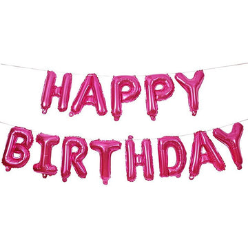 Happy Birthday Foil Balloons - aliakbardecoration