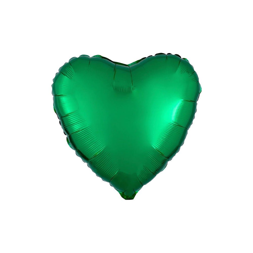 Heart Shape Green Colored Balloon - aliakbardecoration