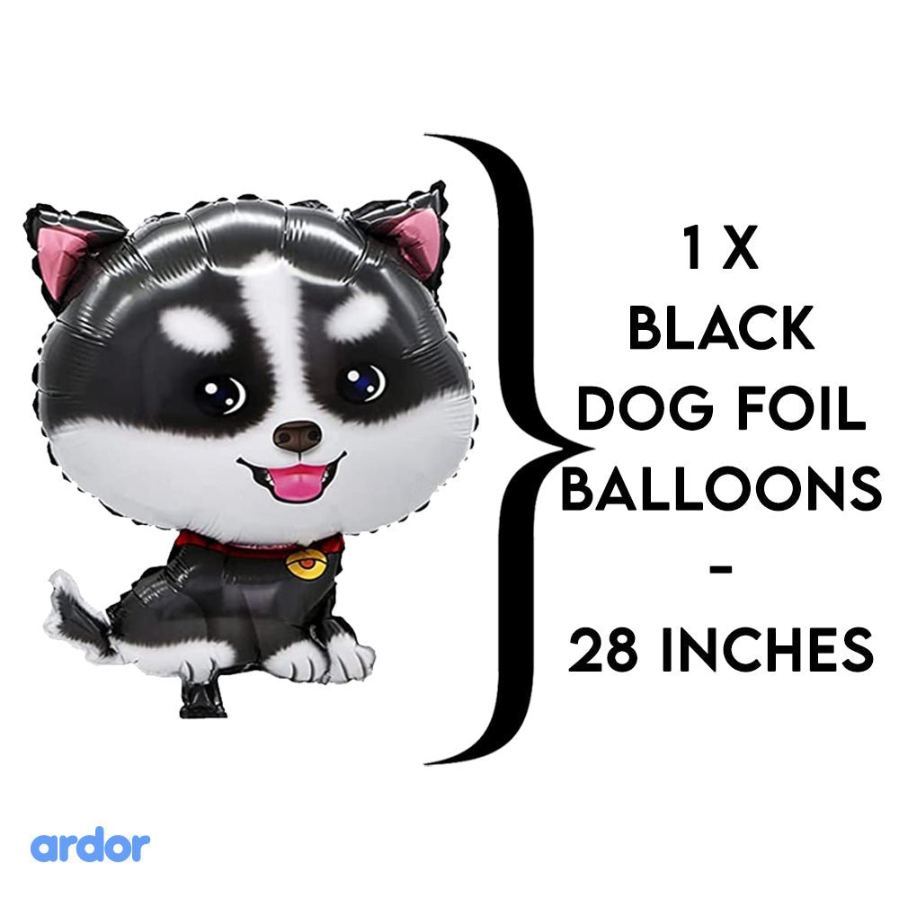 Husky Dog Foil Balloon 5 Pcs Set - aliakbardecoration