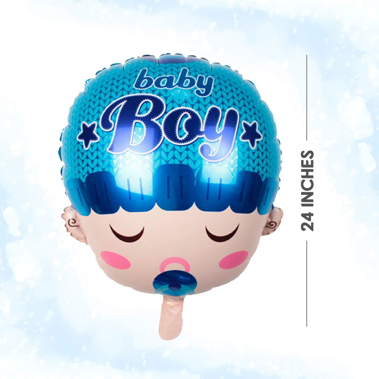Its a Boy 5 Pcs Face Foil Balloon | For | Baby Shower Decor | - aliakbardecoration
