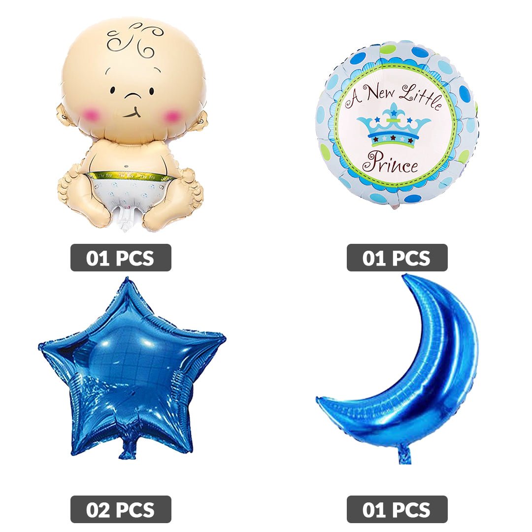 Its a Boy Foil Balloon Set - aliakbardecoration
