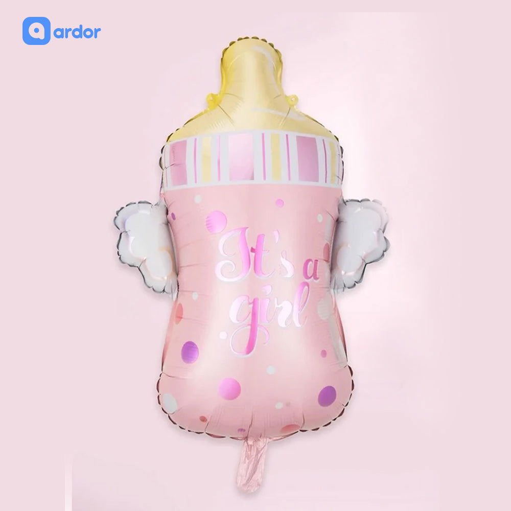 Its a Girl Feeder Shaped Foil Balloon - aliakbardecoration