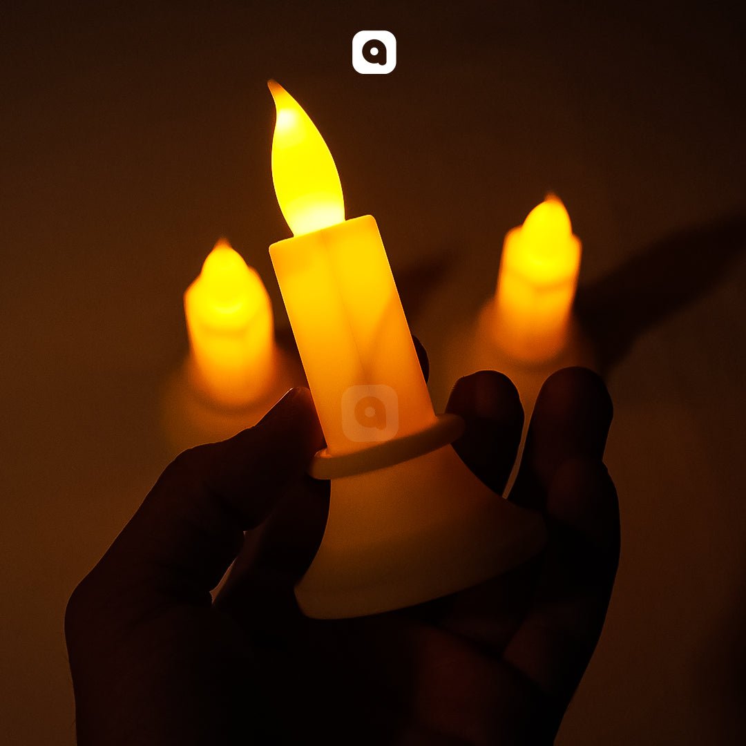 LED Candle Lamps – 12 Pcs Flameless Candle Lights for Home & Events - aliakbardecoration