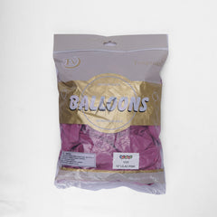 Pack of 100 - 12 Inches - Lilac Pink latex Balloon - Premium Quality Balloons for Parties & Events