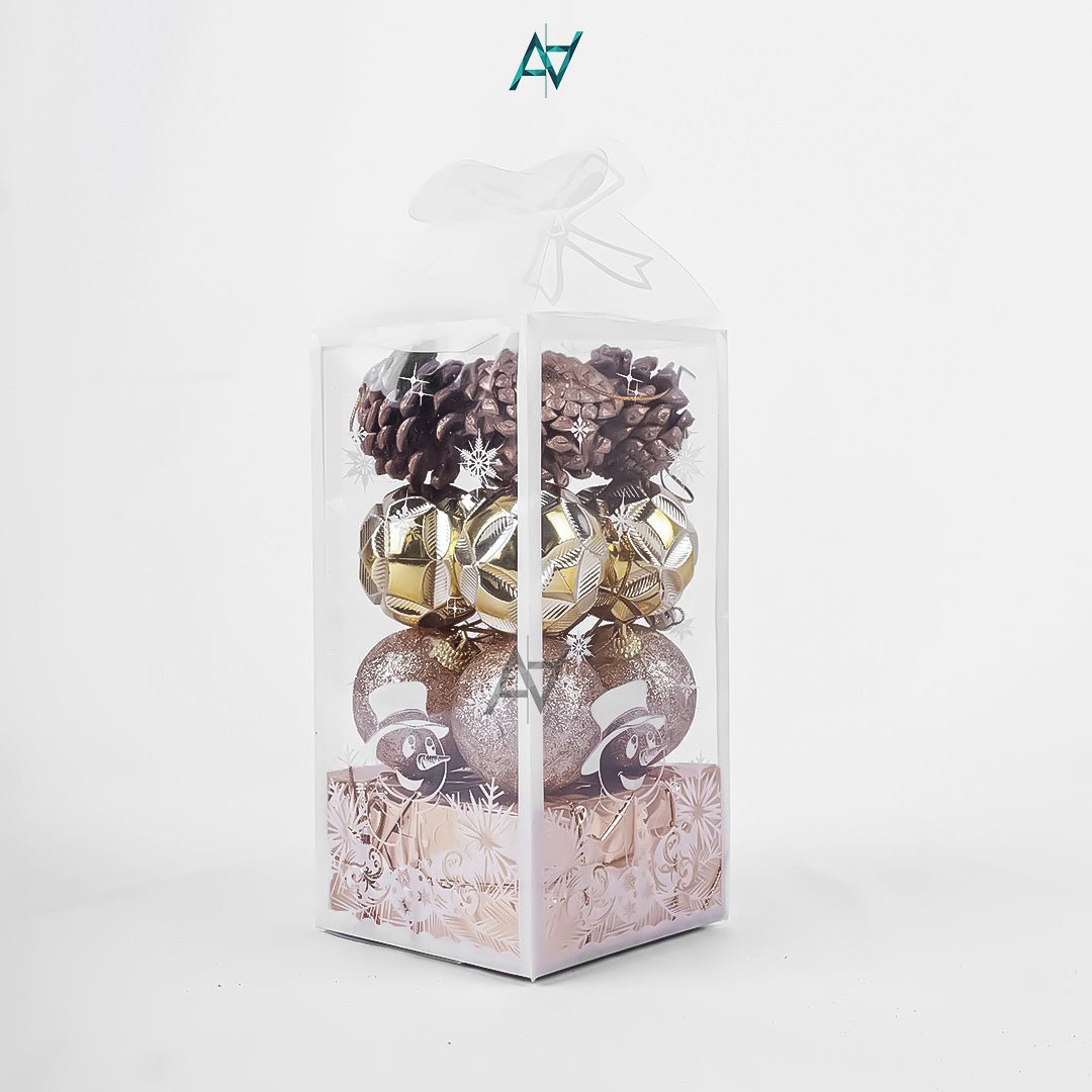 Luxury Christmas Ornament Gift Box – Set of 16 - aliakbardecoration