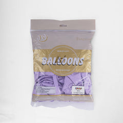 Pack of 100 - 12 Inch - Macron Purple latex Balloon - Premium Quality Balloons for Parties & Events