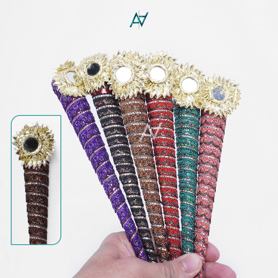 Mehndi Cone Cover with Mehndi – Decorative Henna Cone for Weddings & Events - aliakbardecoration