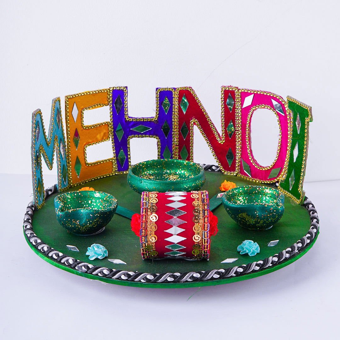Mehndi Decorate Tray - aliakbardecoration