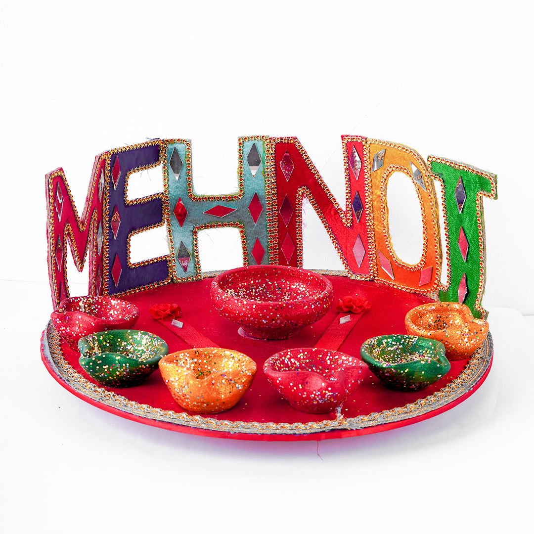 Mehndi Decorate Tray - aliakbardecoration