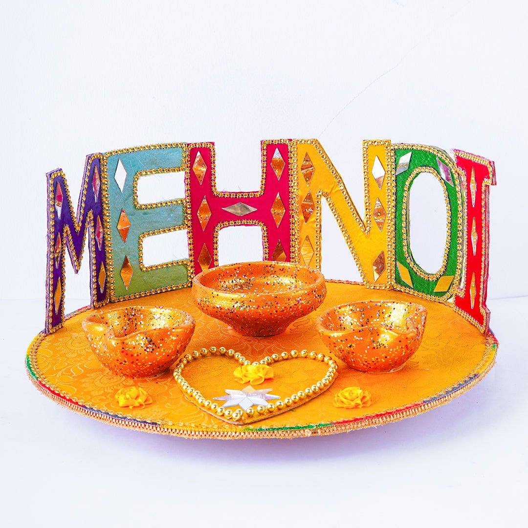 Mehndi Decorate Tray - aliakbardecoration