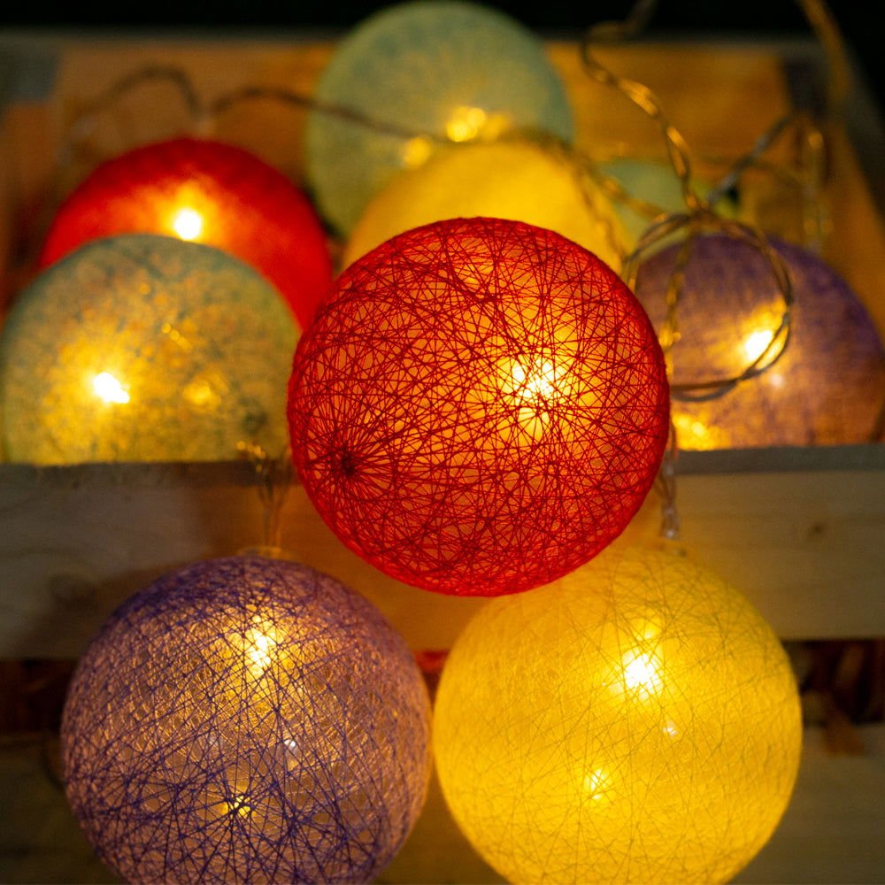 Multi Thread Ball Lights - aliakbardecoration