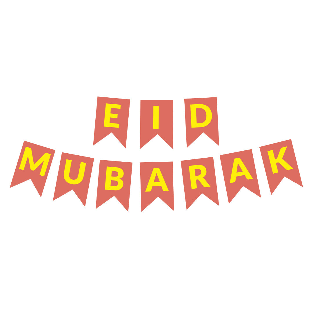 Eid Mubarak Hanging Bunting