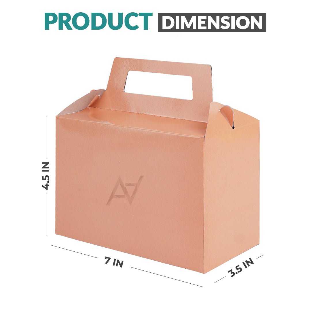 Pack of 10 - Apricot Goodie Boxes | Perfect for Parties & Events – Ali Akbar Decoration - aliakbardecoration