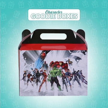 Pack of 10 - Avangers Theme Goodie Boxes - Ali Akbar Decoration - aliakbardecoration
