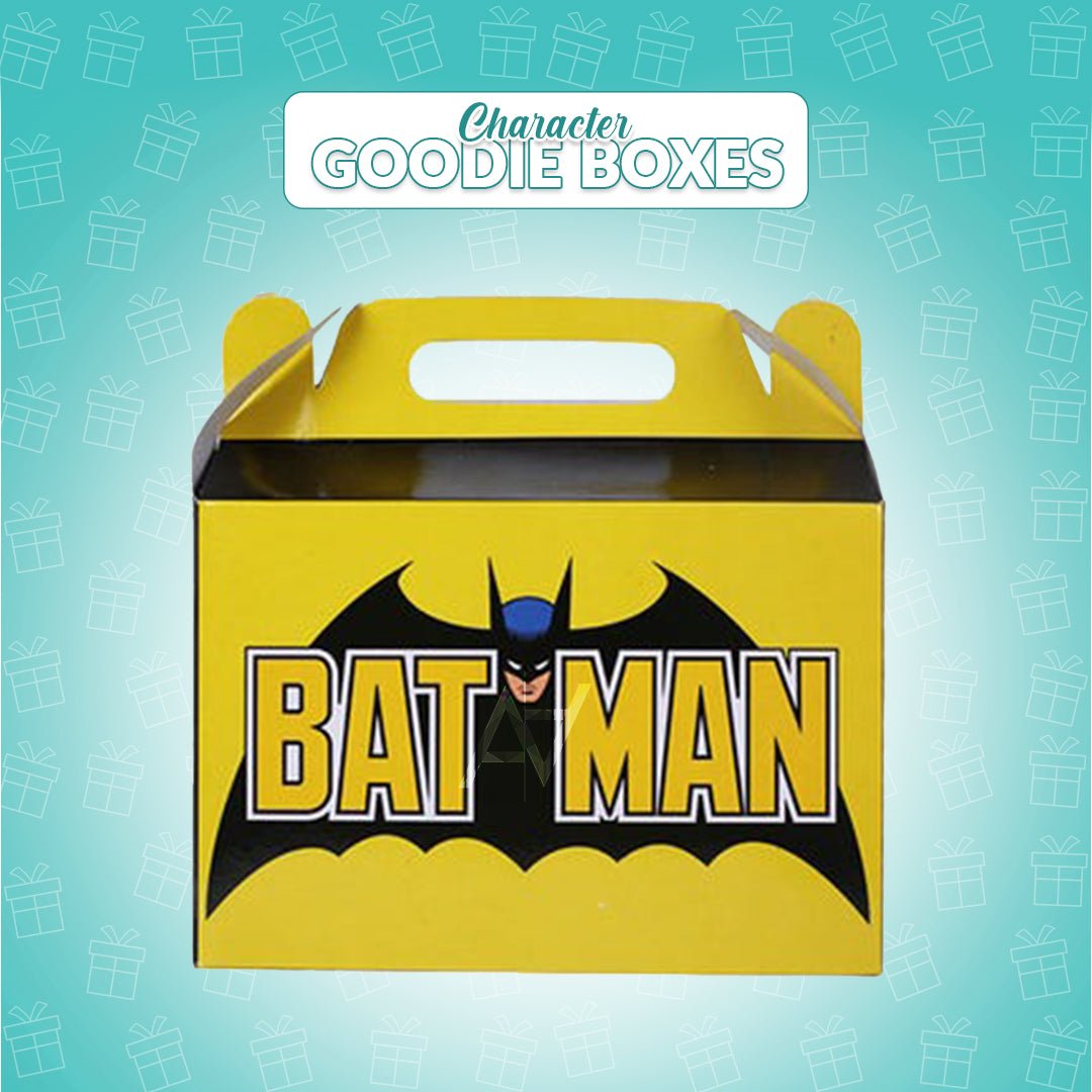 Pack of 10 - Batman Theme Goodie Boxes - Ali Akbar Decoration - aliakbardecoration