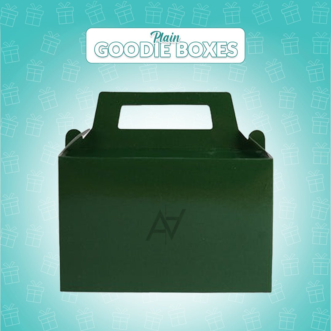 Pack of 10 - Dark green Goodie Boxes | Perfect for Parties & Events – Ali Akbar Decoration - aliakbardecoration