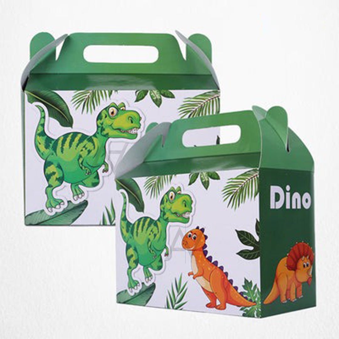 Pack of 10 - Dino Theme Goodie Boxes - Ali Akbar Decoration - aliakbardecoration