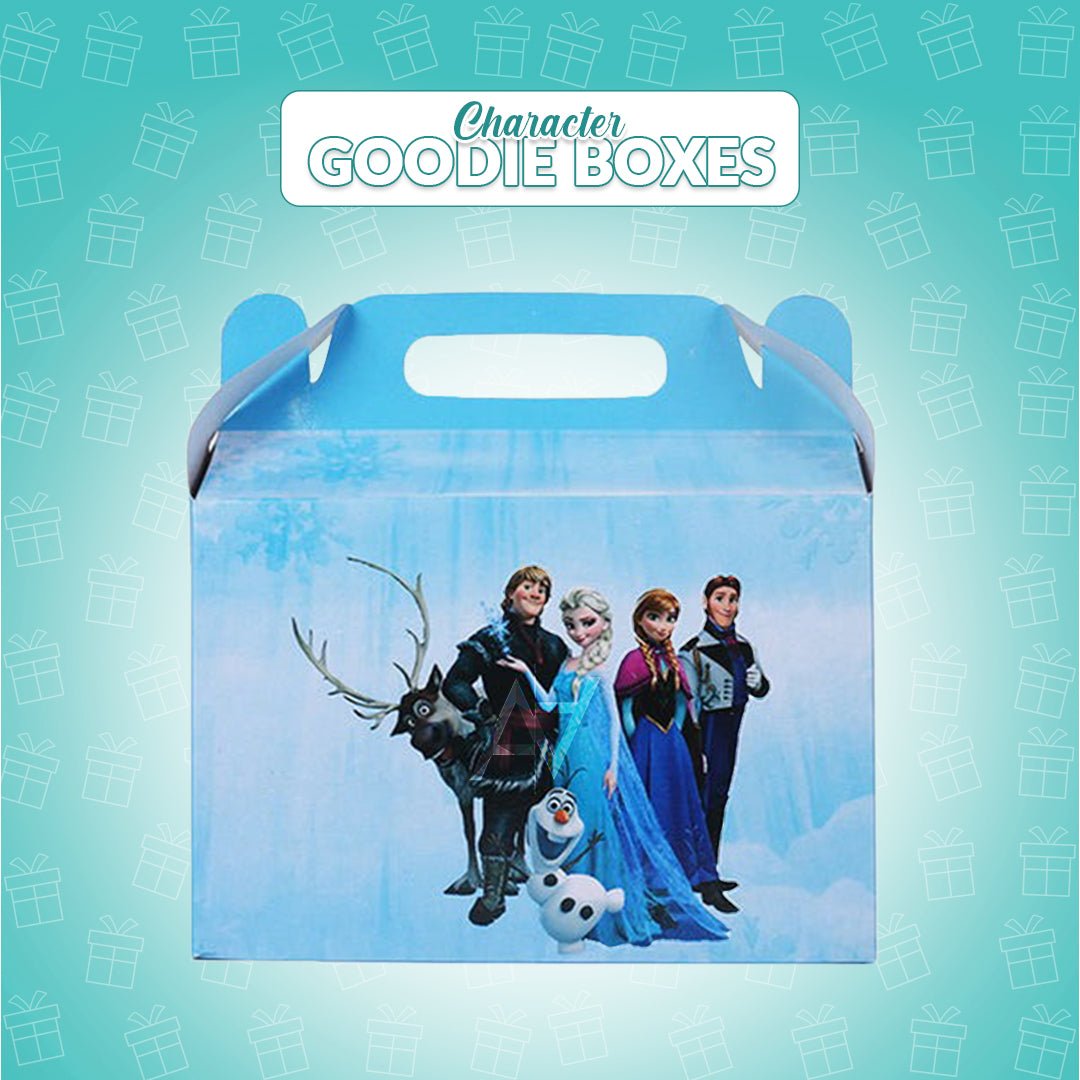 Pack of 10 Frozen Theme Goodie Boxes - Ali Akbar Decoration - aliakbardecoration