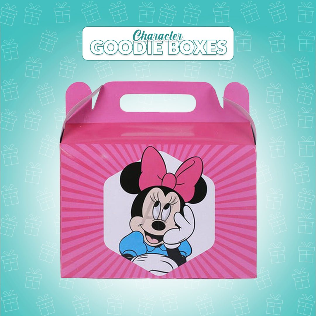 Pack of 10 - Mini Mouse Theme Goodie Boxes - Ali Akbar Decoration - aliakbardecoration