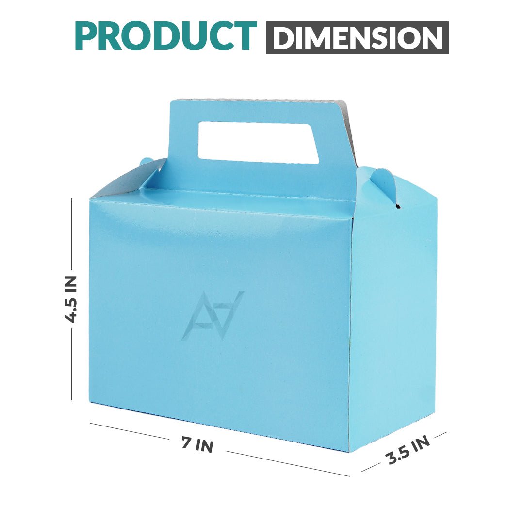 Pack of 10 - Sky blue Goodie Boxes | Perfect for Parties & Events – Ali Akbar Decoration - aliakbardecoration