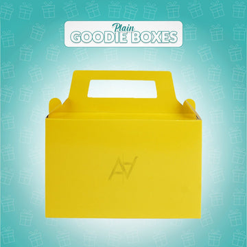 Pack of 10 - Standard Yellow Goodie Boxes | Perfect for Parties & Events – Ali Akbar Decoration - aliakbardecoration