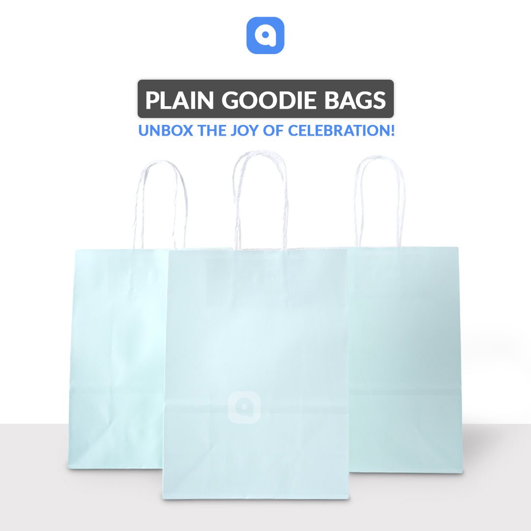 Pack of 12 – Plain Goodie Bags for Parties & Events - aliakbardecoration