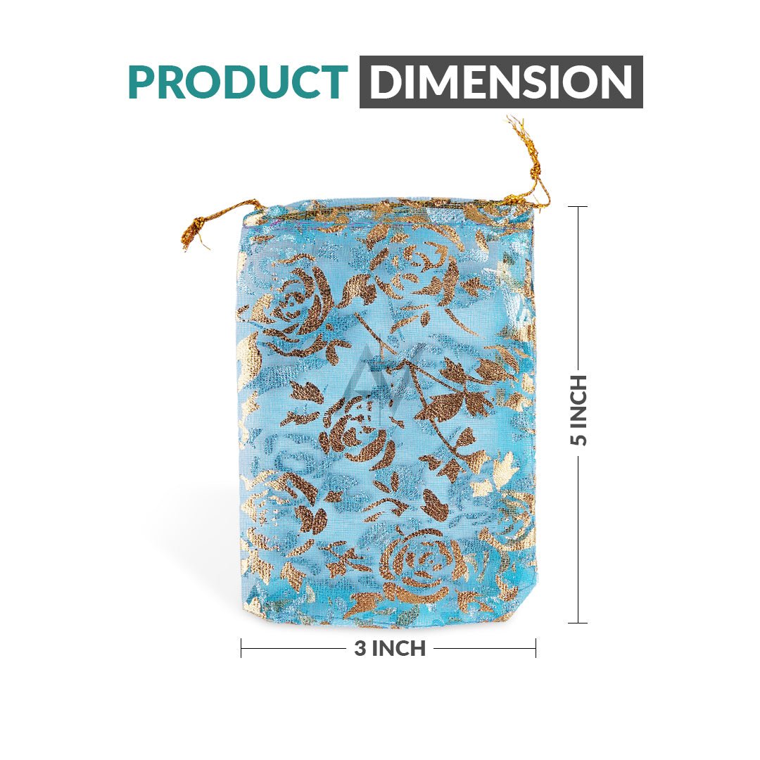 Pack of 500 - Organza Nikkah Pouches - aliakbardecoration