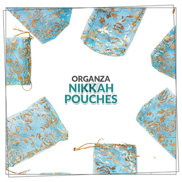 Pack of 500 - Organza Nikkah Pouches - aliakbardecoration